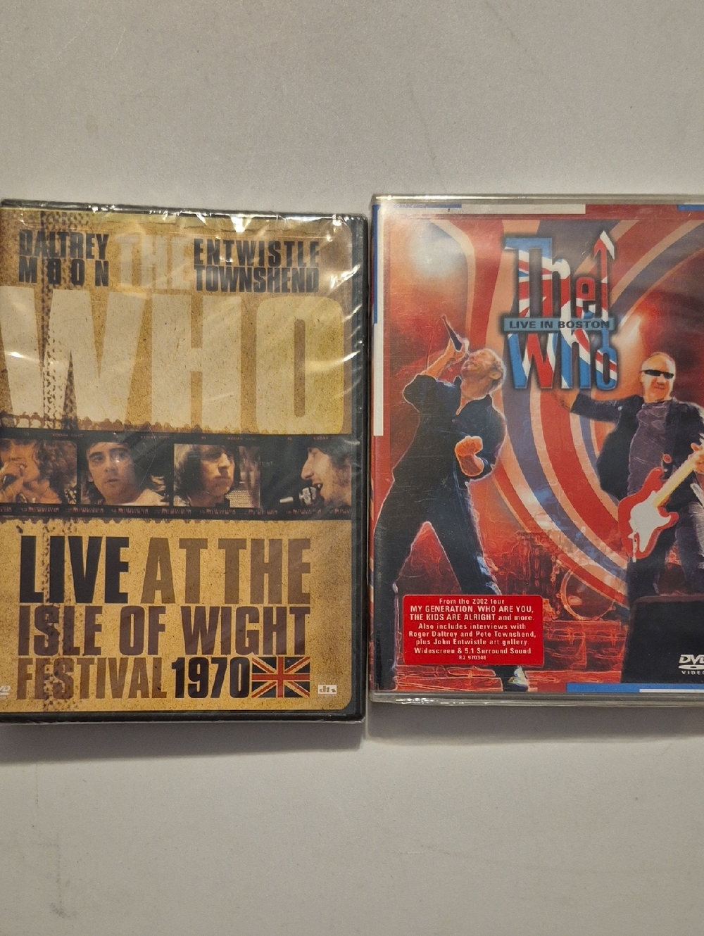 The Who  Live  DVD Lot Of Two New Sealed